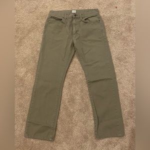 Jcrew khaki jeans 31W 30L